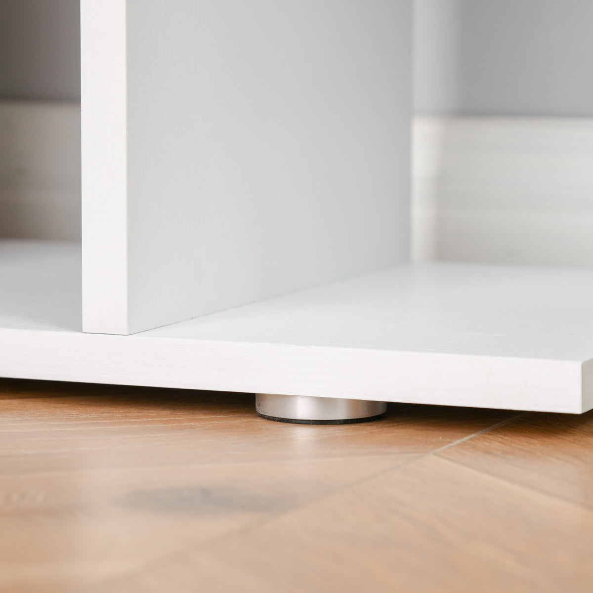 Estante com 6 Prateleiras para Livros Material de Madeira 80 x 25 x1 92 cm Branco — foto 5