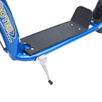 Trotinete com 2 Rodas de 12 Polegadas Trotinete para Crianças com Guiador Ajustável Freio e Cavalete Carga Máxima 100kg 120x52x80-88cm Azul — foto 7