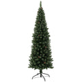 Árvore de Natal 180 cm Árvore de Natal Artificial com 618 Ramos e Suporte de Metal Árvore de Natal para Sala de Estar Interior Verde — foto 1
