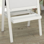 Cavalete quadro infantil 2 em 1 face quadro branco magnético e face quadro-negro a giz branco — imagem 6