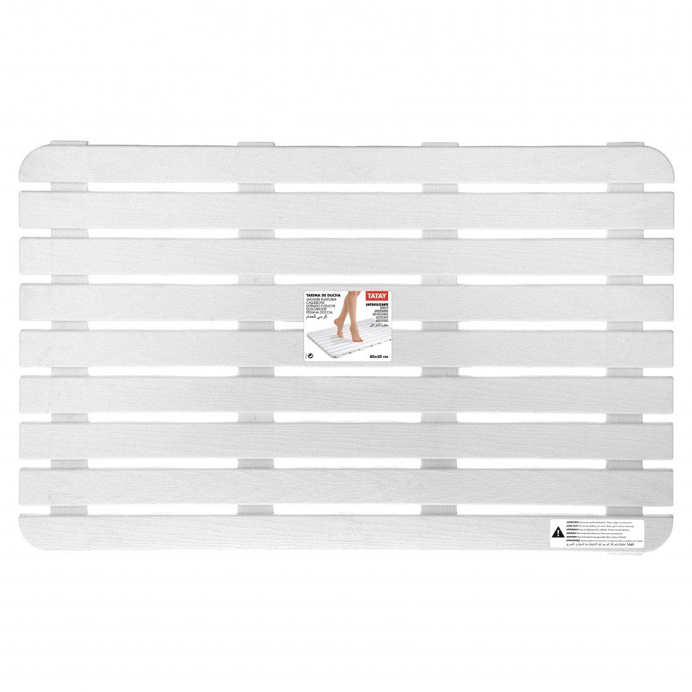 Estrado de duche 80 x 50 cm branco — foto 2