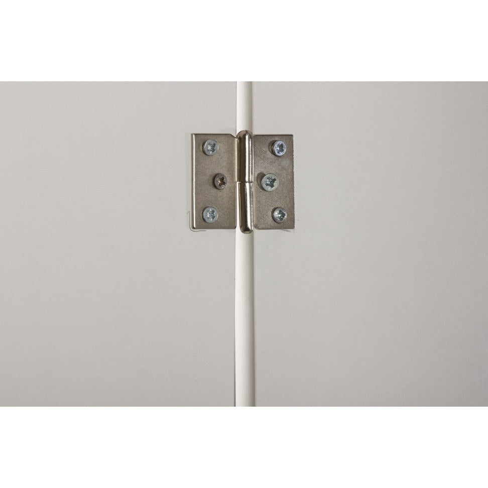 Dobradiça direita em aço niquelado para porta de móvel 40 x 50 mm — foto 2