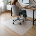 Tapete Protetor Retangular para Cadeira de Escritório 90x120 cm Protetor de Chão de PVC Transparente — Em utilização | In use