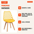 Pack 4 Cadeiras Mani — Amarelo — Infografia — vantagens