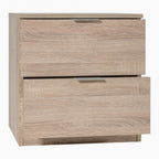 Mesa de cabeceira Carvalho Cambridge com 2 gavetas — foto 2