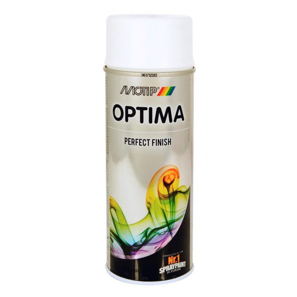Spray Optima Ral 9010 Branco Mate — foto 2