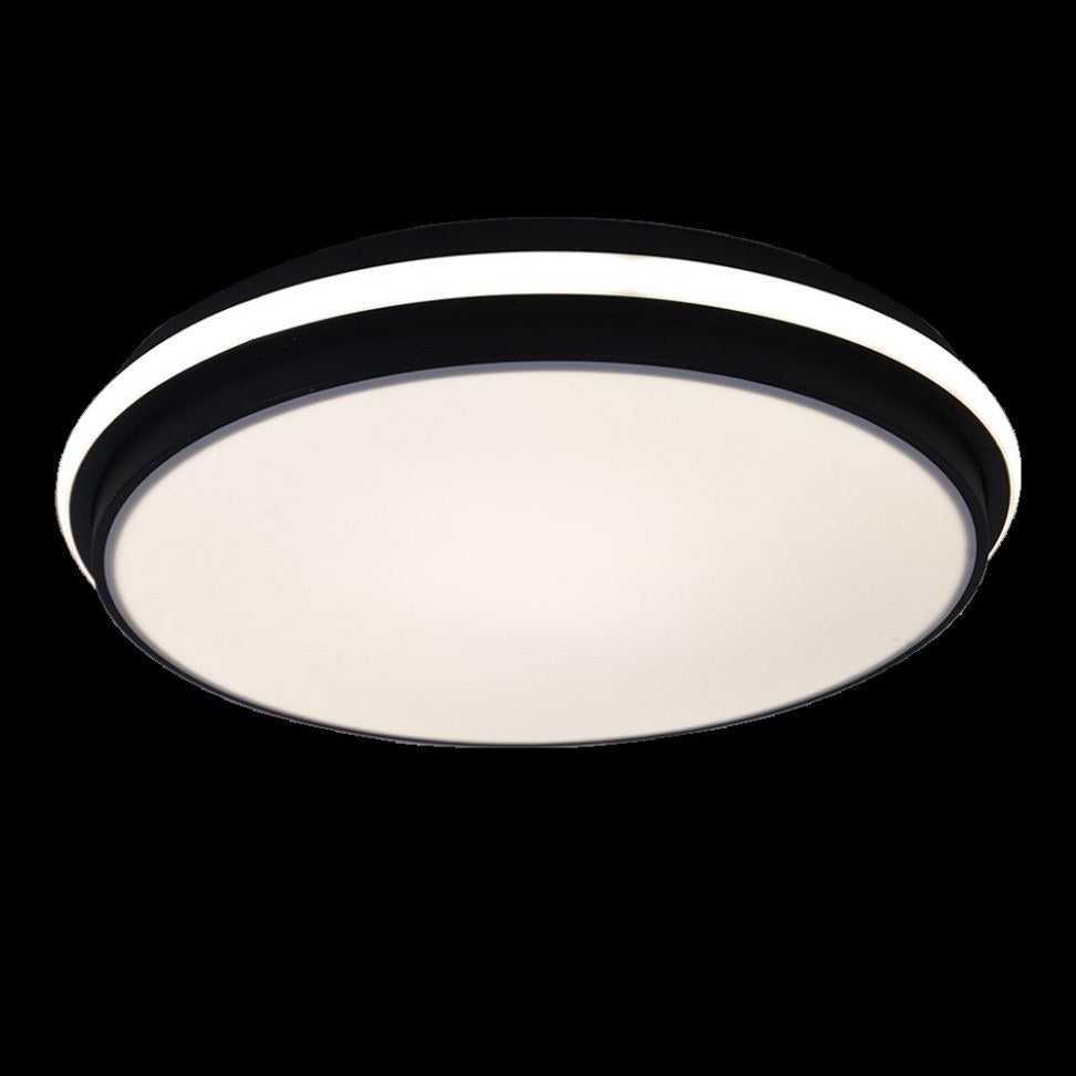 Plafon LED 82 W CCT diâmetro 50 cm preto — foto 2