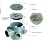 Tampa De Expansão Diam 90mm Inox — foto 2