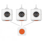 Mini Cube 4 Tomadas com S/Fios 1.5m — foto 2