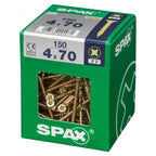 Parafuso de aço cabeça plana 4 x 70 mm XL, 150 unidades — foto 2