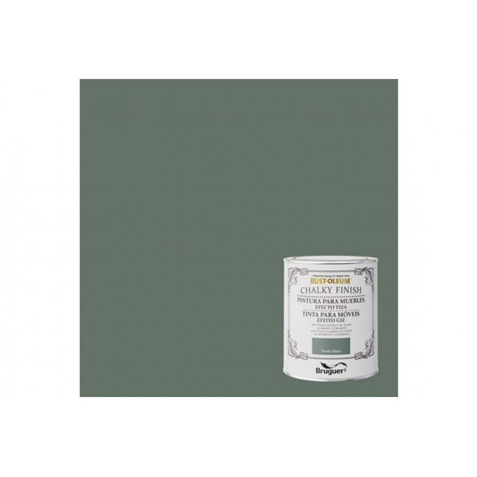 Tinta Efeito Giz Verde Abeto 0,75l — foto 2