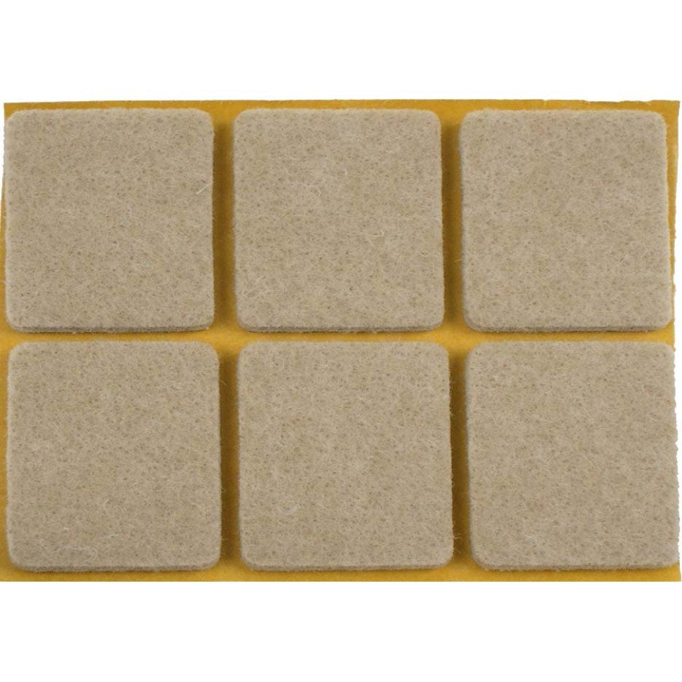 Feltros Adesivos 20x20mm 12 unidades — foto 2