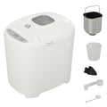 Máquina de Pão Automática com 11 Programas para Pães e Doces com Tela de LCD Temporizador programável de 13 horas em Aço Inoxidável 29,6x23,3x29,2 cm Branco — foto 1