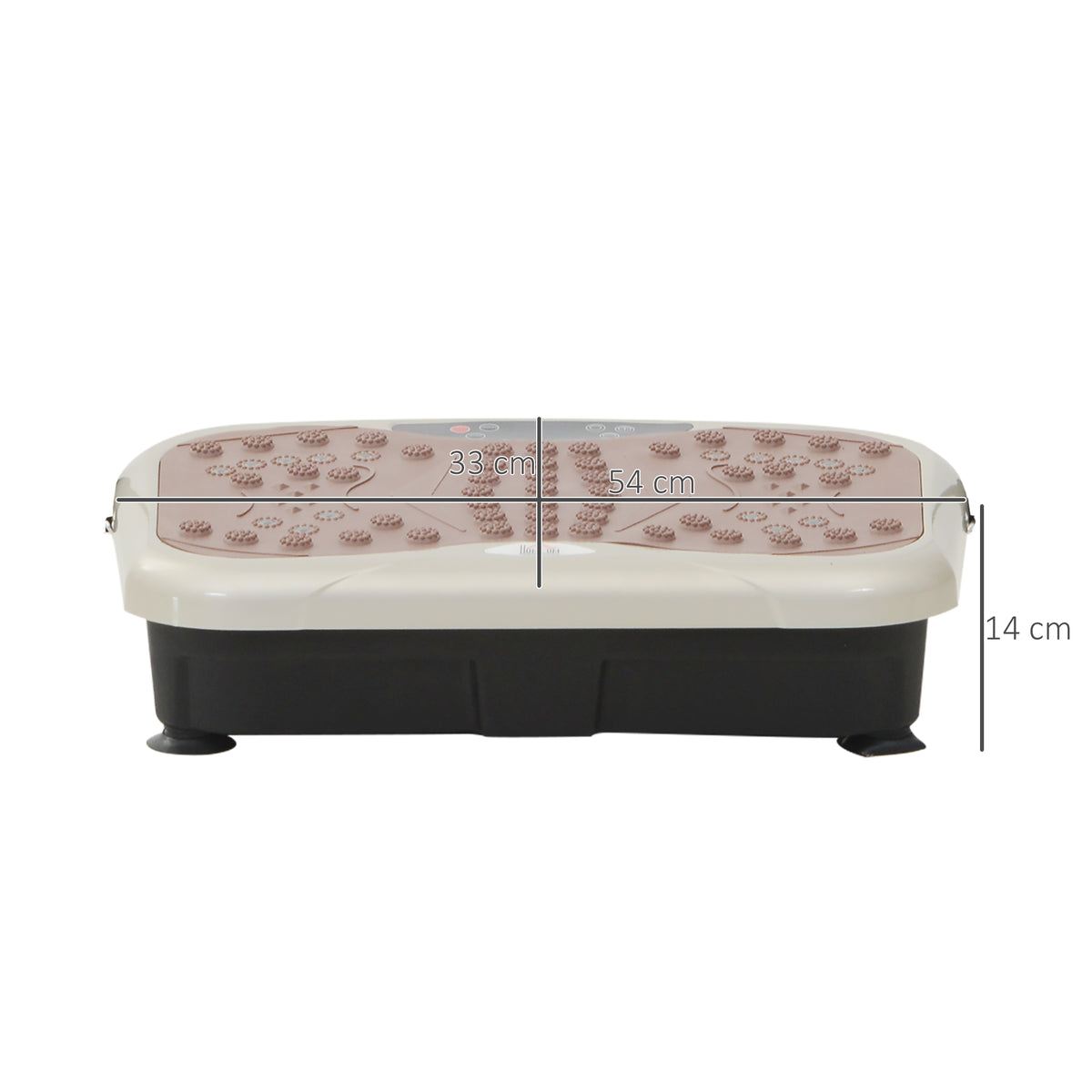 Plataforma de Vibração com 2 Bandas Elásticas para Treinamento de Fitness 200 W com Controle Remoto e Carga 120 kg — foto 3