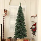Árvore de Natal 180 cm Árvore de Natal Artificial com 618 Ramos e Suporte de Metal Árvore de Natal para Sala de Estar Interior Verde — foto 2