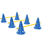 Conjunto Agilidade para Cães Equipamento de Agilidade 3 peças para Treino de Cães Conjunto de Obstáculos com 6 Cones 3 Barreiras Bolsa de Transporte — foto 1