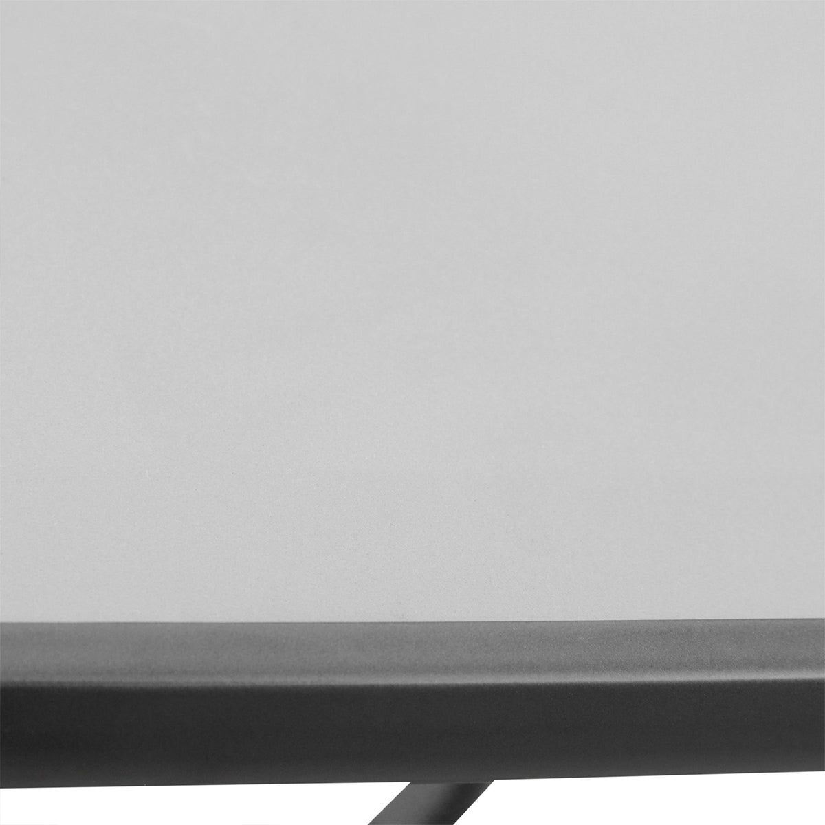 Mesa de vidro temperado com bordas arredondadas para pátio Terraço Varanda 68,5x68,5x84 cm Preto e translúcido — foto 8