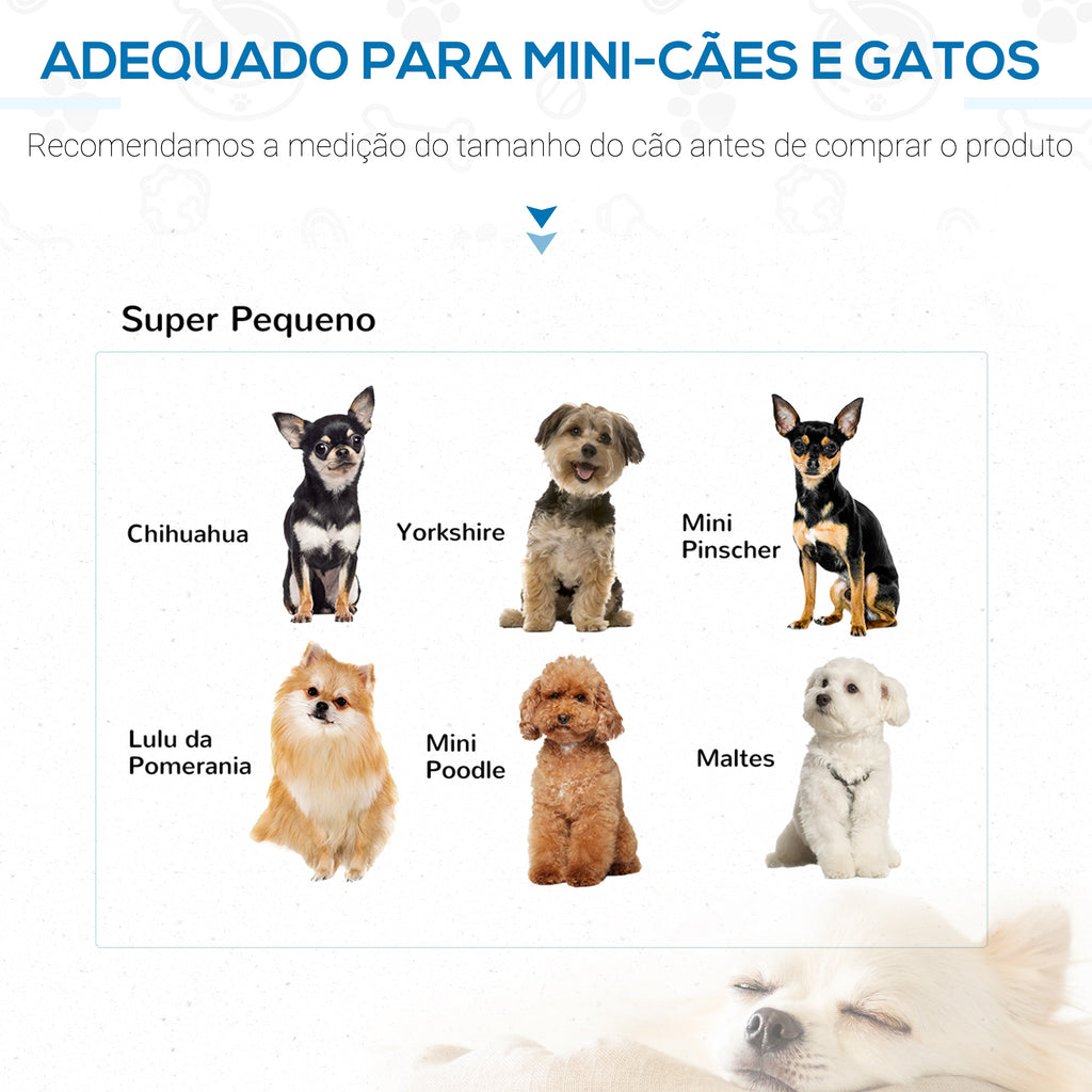 Cama para Cães de Vime Cama de Vime para Gatos Cães com Almofada Lavável 57x46x17,5cm Cinza — foto 5