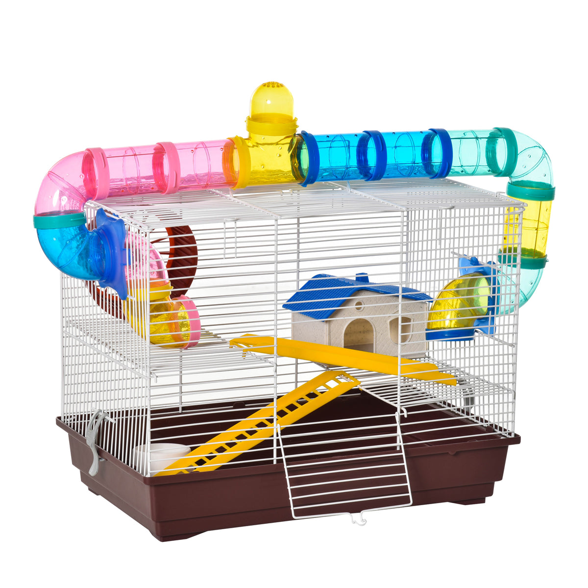 Gaiola para Hamster 62x29x52cm Casa para Roedores Animal Pequeno Acessórios Incluídos — foto 1