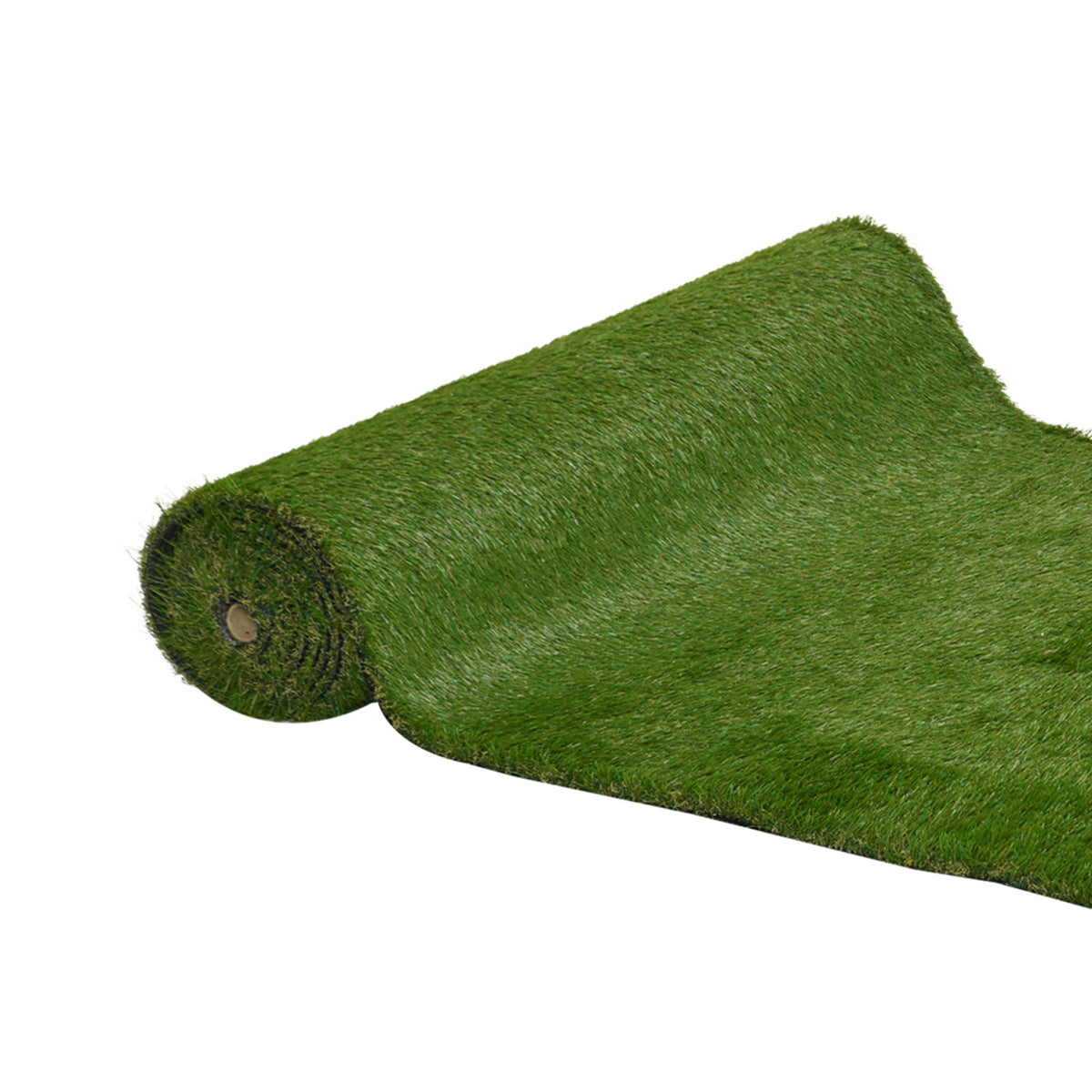 Relva Artificial 30 mm Rolo de Relva Artificial de 1x4 m Realista com Orifícios de Drenagem para Varanda Jardim Pátio Verde — foto 1