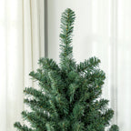 Árvore de Natal 180 cm Árvore de Natal Artificial com 760 Ramos de Arame de Memória e Base Recolhível Árvore de Natal para Sala Verde — foto 8