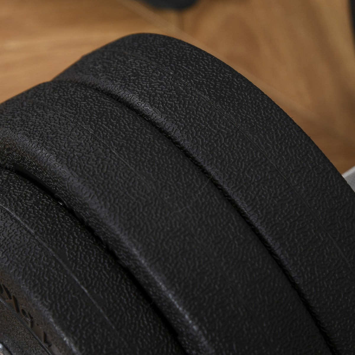 Conjunto de Halteres Ajustáveis 30kg com Barra de Conexão de Aço e Discos Desmontáveis Conjunto de Pesos para Treinamento em Casa Academia Escritório Preto — foto 9