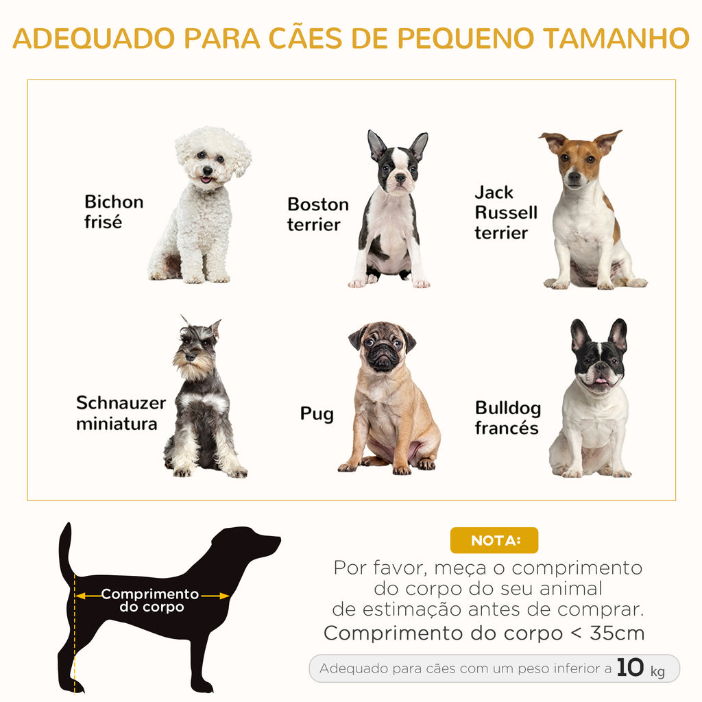 Sofá para Cães Gatos Cama para Animais de Estimação Pequenos e Médios com Almofada Removível Lavável e Pés Elevados de Madeira 81x56x23,5cm Cinza — foto 7