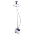 Ferro de Engomar a Vapor com Depósito de 1,8L e Temperatura Ajustável em 11 Níveis Ferro de Engomar a Vapor Vertical 21,5x30x150 cm Branco e Roxo — foto 1