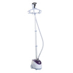 Ferro de Engomar a Vapor com Depósito de 1,8L e Temperatura Ajustável em 11 Níveis Ferro de Engomar a Vapor Vertical 21,5x30x150 cm Branco e Roxo — foto 1