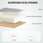 Cadeira de Escritório Giratória Cadeira de Escritório em Malha Transpirável com Altura Ajustável Apoio para a Cabeça e Suporte Lombar Ajustáveis Cadeira de Escritório Basculante Carga 120 kg 58x63x115-125 cm Cinza — foto 8