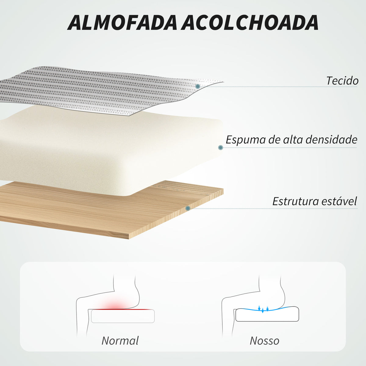 Cadeira de Escritório Giratória Cadeira de Escritório em Malha Transpirável com Altura Ajustável Apoio para a Cabeça e Suporte Lombar Ajustáveis Cadeira de Escritório Basculante Carga 120 kg 58x63x115-125 cm Cinza — foto 8