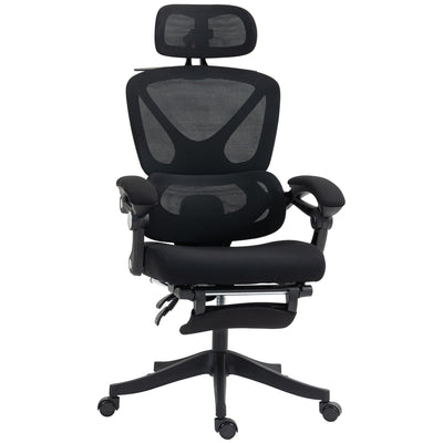 Ergonomisk Kontorsstol i Mesh med Ländryggsstöd