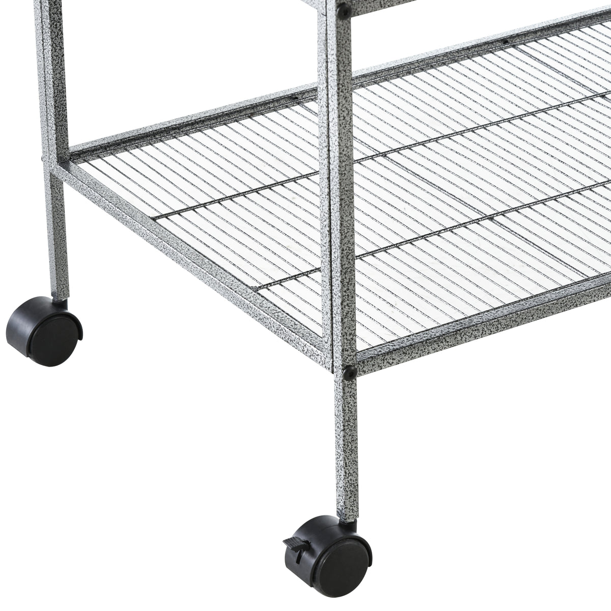 Gaiola dupla para pássaros pequenos Gaiola grande para pássaros com 4 bandejas múltiplas portas 4 Alimentadores 4 Cabides 95x45,5x102 cm Preto — foto 8