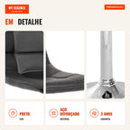 Banco Kalin — Preto — Infografia — detalhe