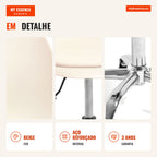 Cadeira Dami Office — Beige — Infografia — detalhe