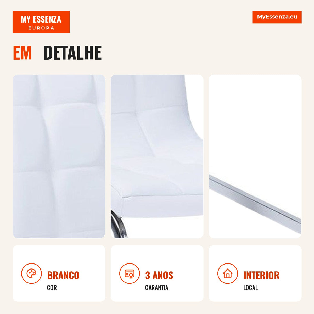 Cadeira Cumby — Branco — Infografia — detalhe