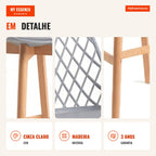 Banco Mima — Cinza claro — Infografia — detalhe