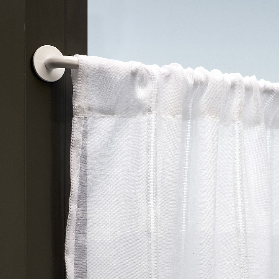 Pequeno Varão Adesivo 60-110cm Branco — foto 3
