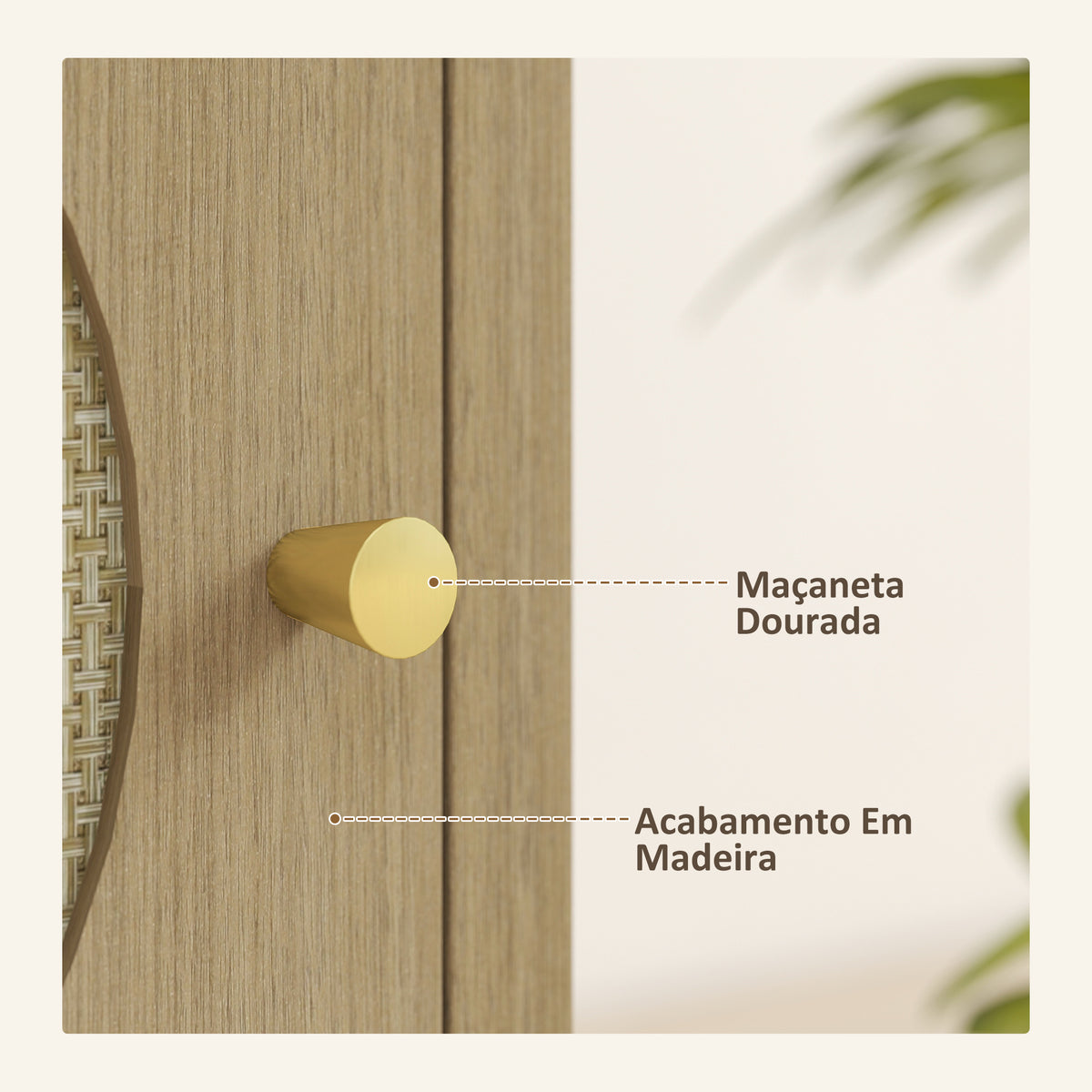 Mesa de Cabeceira com Porta de Vime Mesa de Cabeceira com Prateleira Aberta e Compartimento Móvel Auxiliar para Quarto Sala 40x35x55 cm Madeira — foto 6