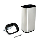 Balde de Lixo Inteligente de Aço Inoxidável 68L com Sensor Infravermelho de Abertura Automática e Contato Manual para Cozinha Dormitório Casa de banho 40,5x29,578cm Prata — foto 7