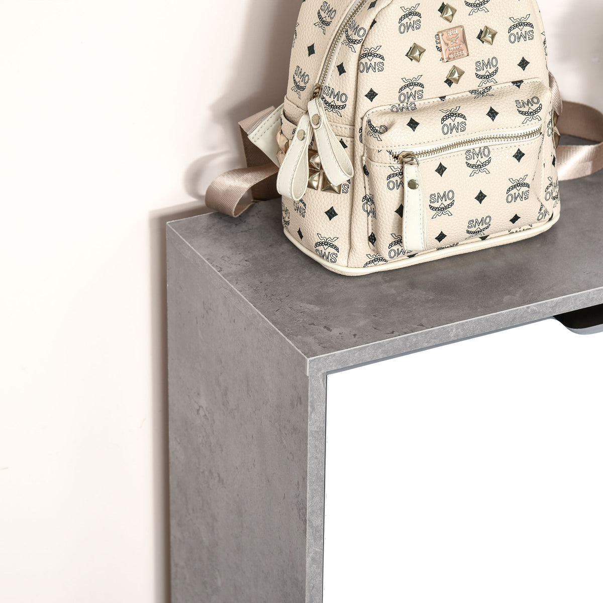Sapateira Moderna Móvel Sapateira de Entrada com 2 Prateleiras Abatíveis para 8 Pares de Sapatos Sapateira Estreita para Corredor Entrada 62,5x26x81 cm Cinza — foto 8