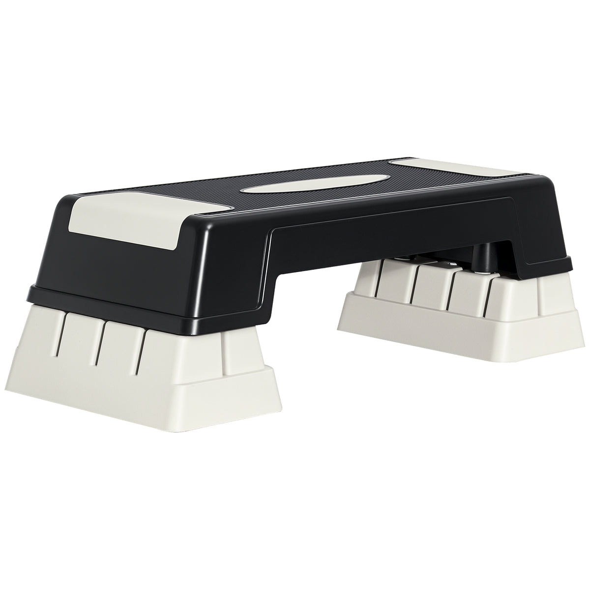 Step Fitness Preto e cinzento Plástico 76x29x12.5-22,5 cm — foto 1