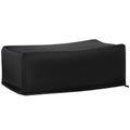 Capa Protetora para Móveis de Jardim 154x94x66cm Cobertura de Móveis Mesas Exterior Tecido Oxford 600D Impermeável com Fivela para Pátio Terraço Preto — foto 1