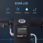 Mini bicicleta Estática Aparelho de Exercício Braços e Pernas Resistência ajustável Tela LCD 39x40x31cm — foto 5