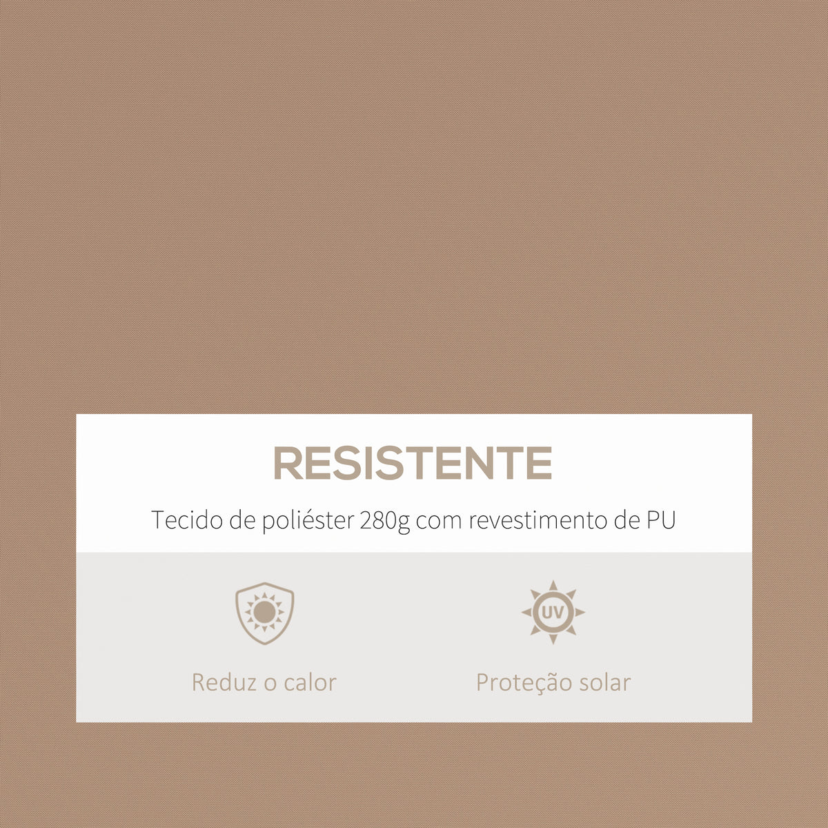 Toldo Manual Retrátil 350x250 cm Toldo para Varanda com Manivela de Metal Impermeável e Anti-UV Toldo Enrolável de Exterior para Jardim Terraço Janelas Marróm — foto 4