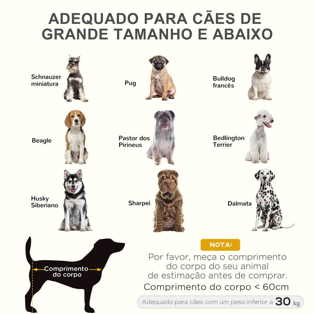 Cama Elevada para Cães Cama de Animais de Estimação com Malha Transpirável e Tecido Oxford para Exterior Interior Jardim Terraço 92x76x18 cm Preto — foto 8