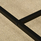 Conjunto de Mesa de Bar com 4 Bancos com Apoio para os Pés Conjunto de Móveis de 5 Peças Mesa de 100x60x88cm e Bancos de 32x32x57cm para Sala de Jantar Cozinha Preto e Carvalho — foto 9