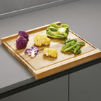 Tábua de cozinha em faia reversível 35x35x2cm — foto 4