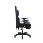 Cadeira Gaming Preta e Azul — foto 4