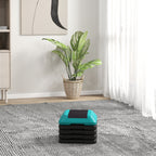 Step para Exercício Aeróbico Plataforma Step Antideslizante com Altura Ajustável de 10/15/20/25/30 cm Carga 150 kg para Exercício em Casa Ginásio Azul — foto 7